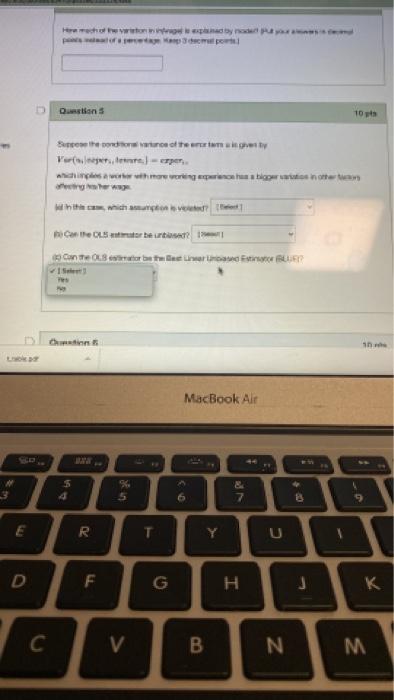 Solved D Use the following information to answer Questions | Chegg.com