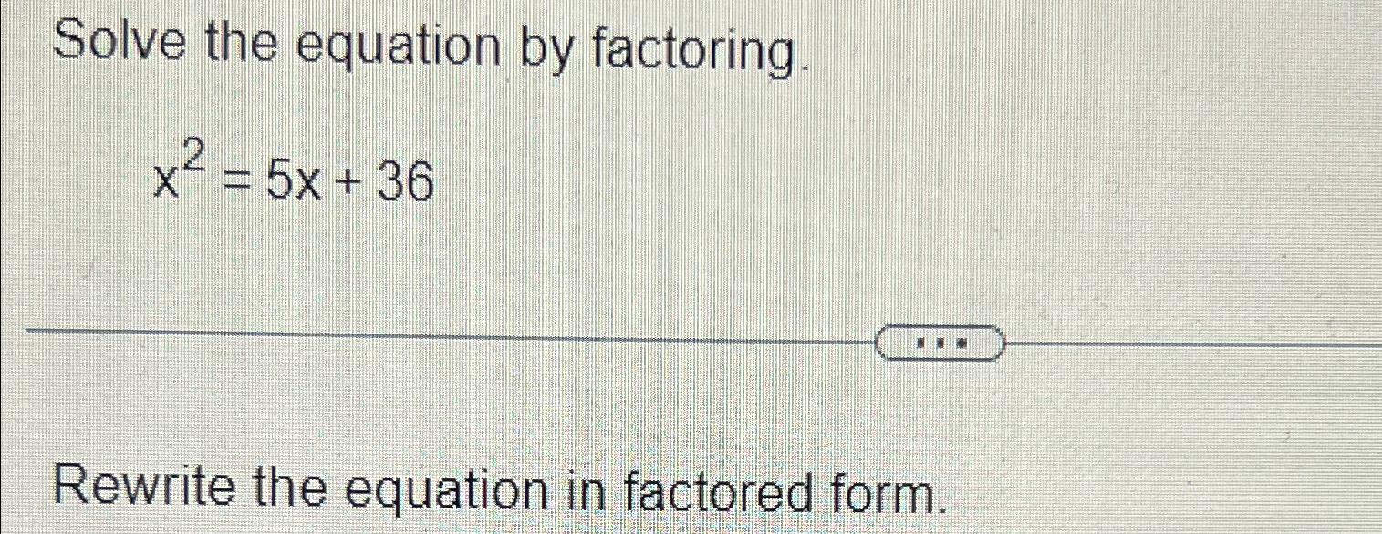 x 2 5x 25 factored