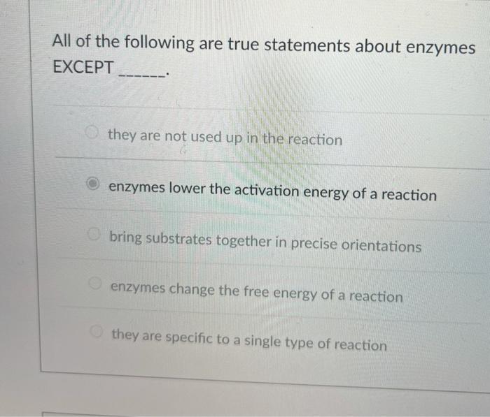 Solved All of the following are true statements about