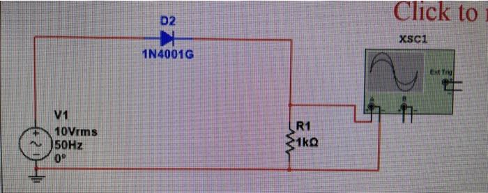 Solved Problem 1: Simulate the single-phase half-wave diode | Chegg.com
