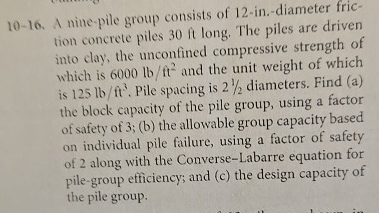 Solved 10-16. ﻿A nine-pile group consists of | Chegg.com