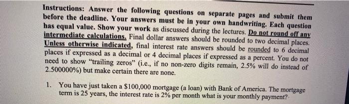 Solved Instructions: Answer the following questions on | Chegg.com