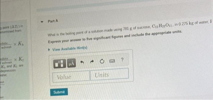 Solved Part A p point (ΔT)) in etermined from What is the | Chegg.com