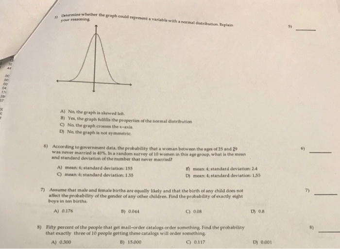 Solved mine whether the graph could represent a variable | Chegg.com