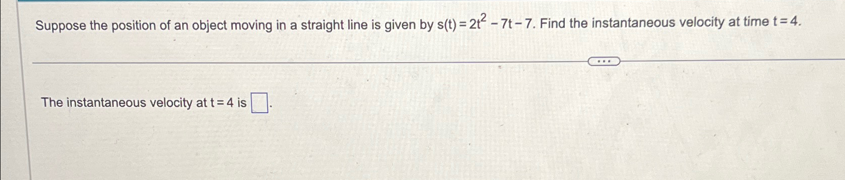 Solved Suppose the position of an object moving in a | Chegg.com