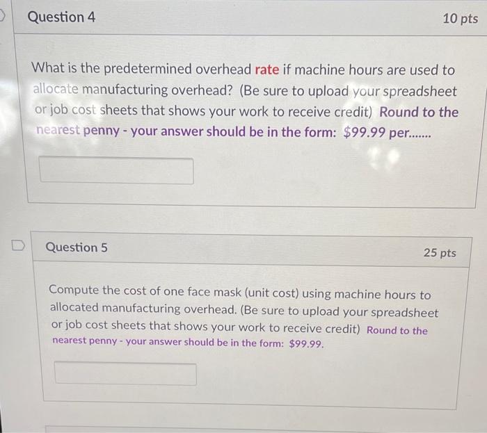 Solved The Purple Face Mask Company is carefully examining | Chegg.com