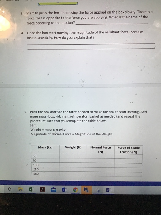 Lab 3 forces and motion answers image