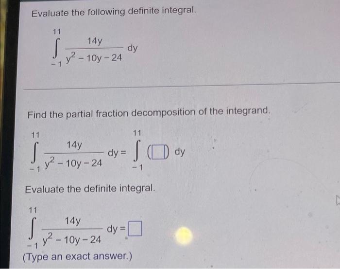 Solved Evaluate the following definite integral. 11 S -1/² | Chegg.com