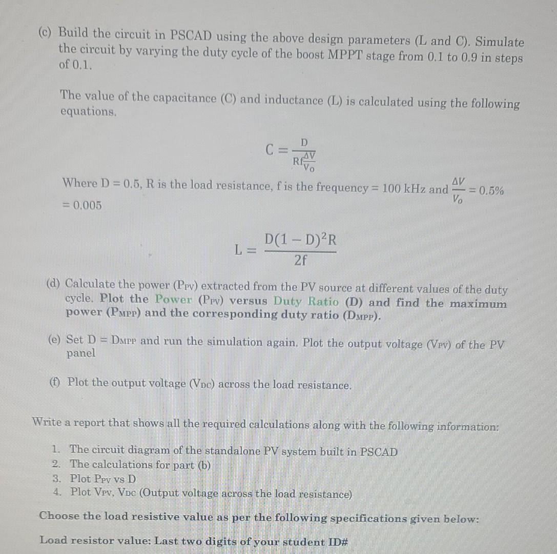 ECE - 401/5590 SMART GRID: MAXIMUM POWERPOINT | Chegg.com