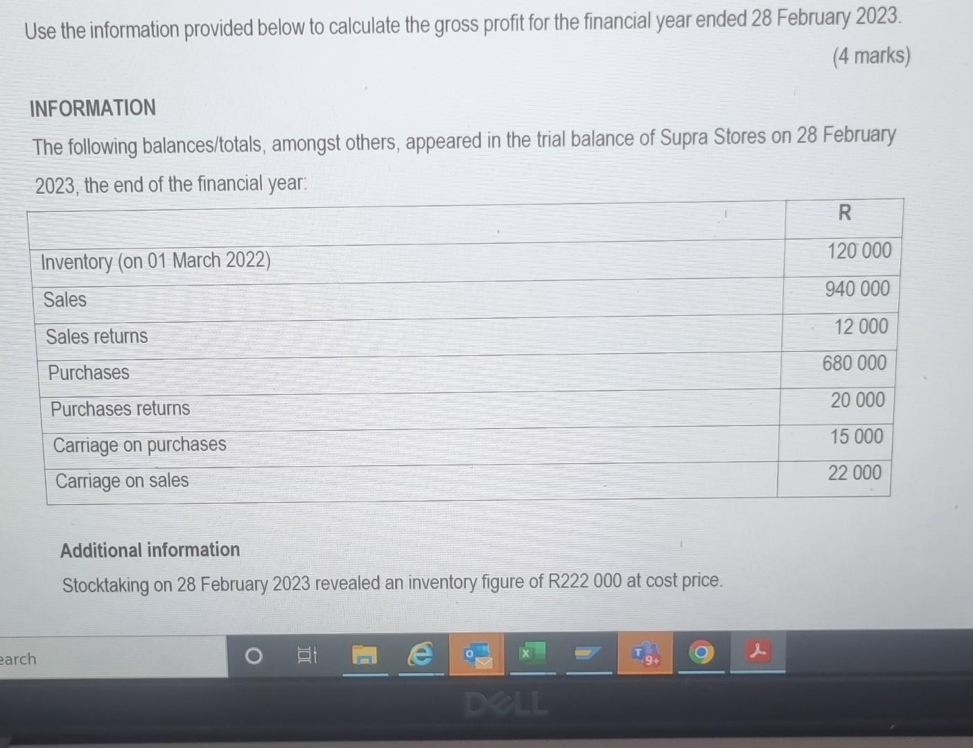 Solved Use The Information Provided Below To Calculate The Chegg Solved Use The Information Provided Below To Calculate The Chegg