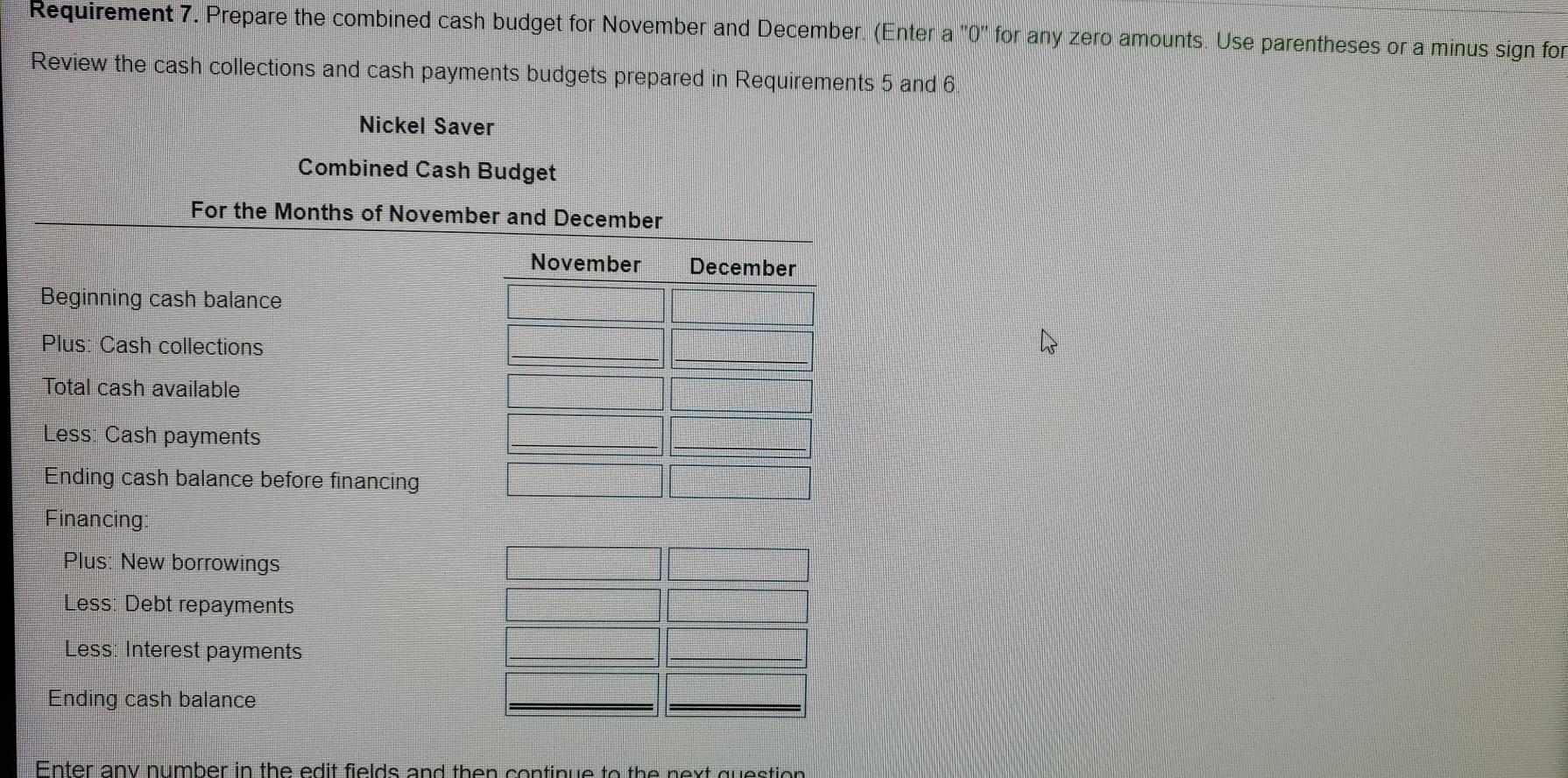 Solved Data Table Nickel Saver Store is a local discount
