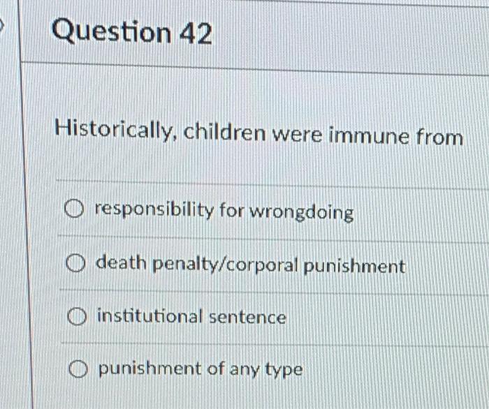 Corporal punishment — Immunity from responsibility