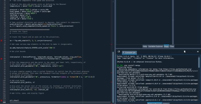i need help adding these lines to this python code, | Chegg.com