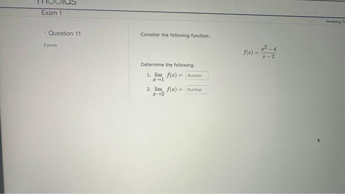 Solved Consider The Following Function: F(x)=x−2x2−4 | Chegg.com