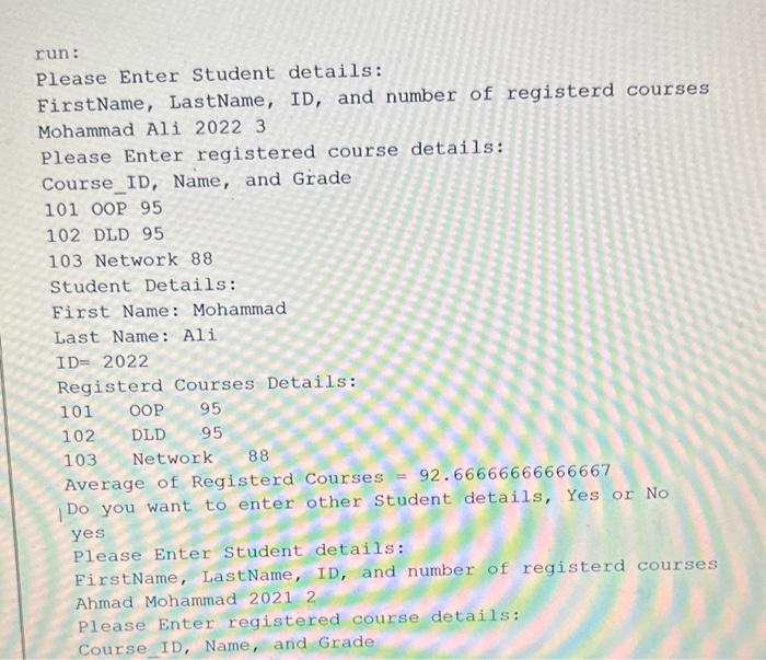 Solved please solve this question without using interface, | Chegg.com