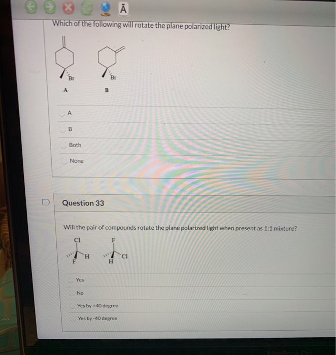 Solved Will the following compound rotate the plane | Chegg.com