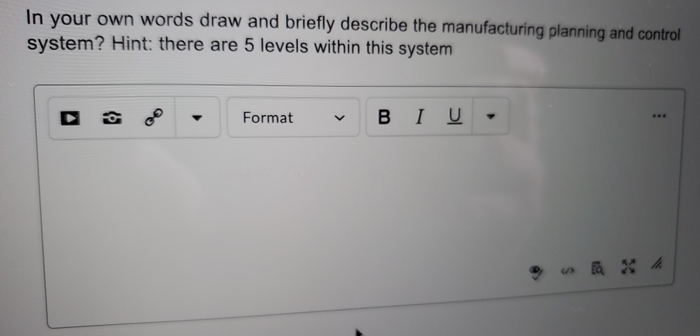 Solved In your own words draw and briefly describe the | Chegg.com
