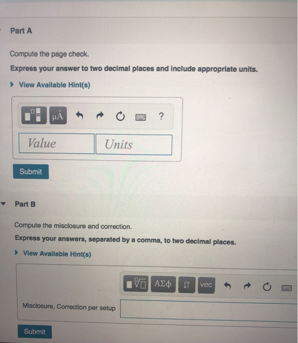 Solved Part A Compute the page check. Express your answer to | Chegg.com