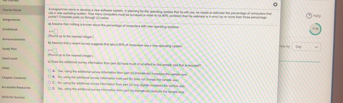 Solved Course A programmer plans to develop a new software | Chegg.com