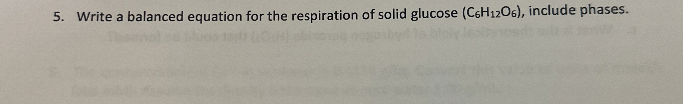 Solved How to solve Write a balanced equation for the | Chegg.com