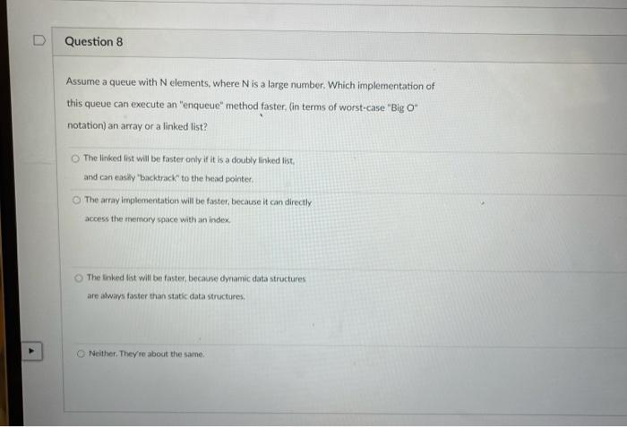 Solved Question 6 Imagine a binary search algorithm for a | Chegg.com