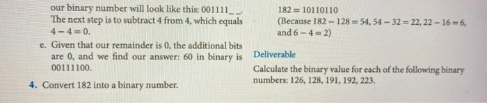 Solved HANDS-ON ACTIVITY 5C Converting Decimal Values into | Chegg.com