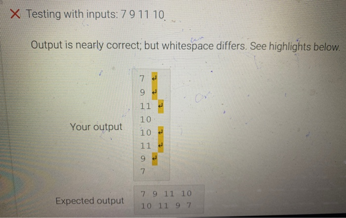Solved IN JAVA Write a for loop to print all elements in | Chegg.com