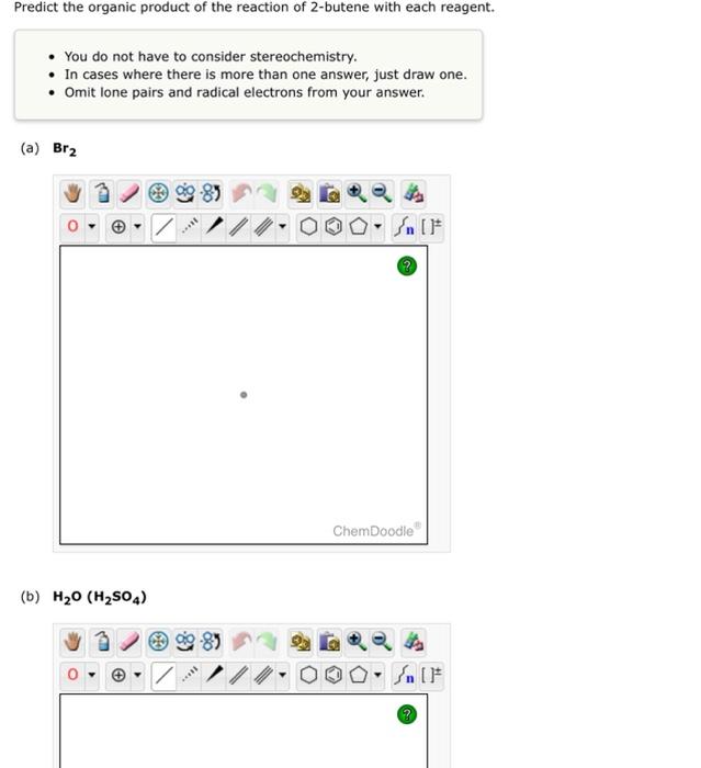 Solved Predict the organic product of the reaction of | Chegg.com