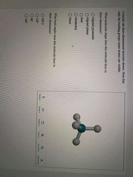 Solved Consider the three-dimensional structure shown. Note | Chegg.com