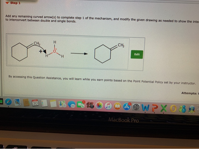 Solved Step Add Any Remaining Curved Arrow S To Complete Chegg Com