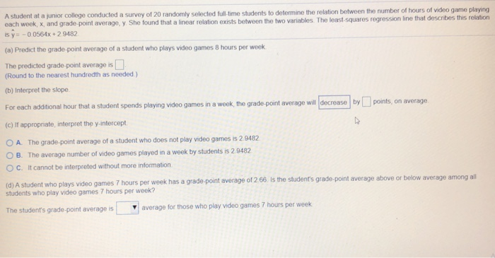 Solved A student at a junior college conducted a survey of | Chegg.com