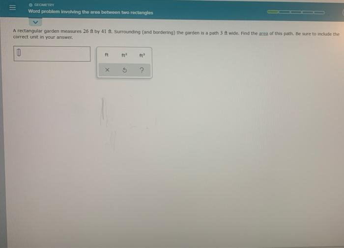 Solved GEOMETRY III Word problem involving the area between | Chegg.com