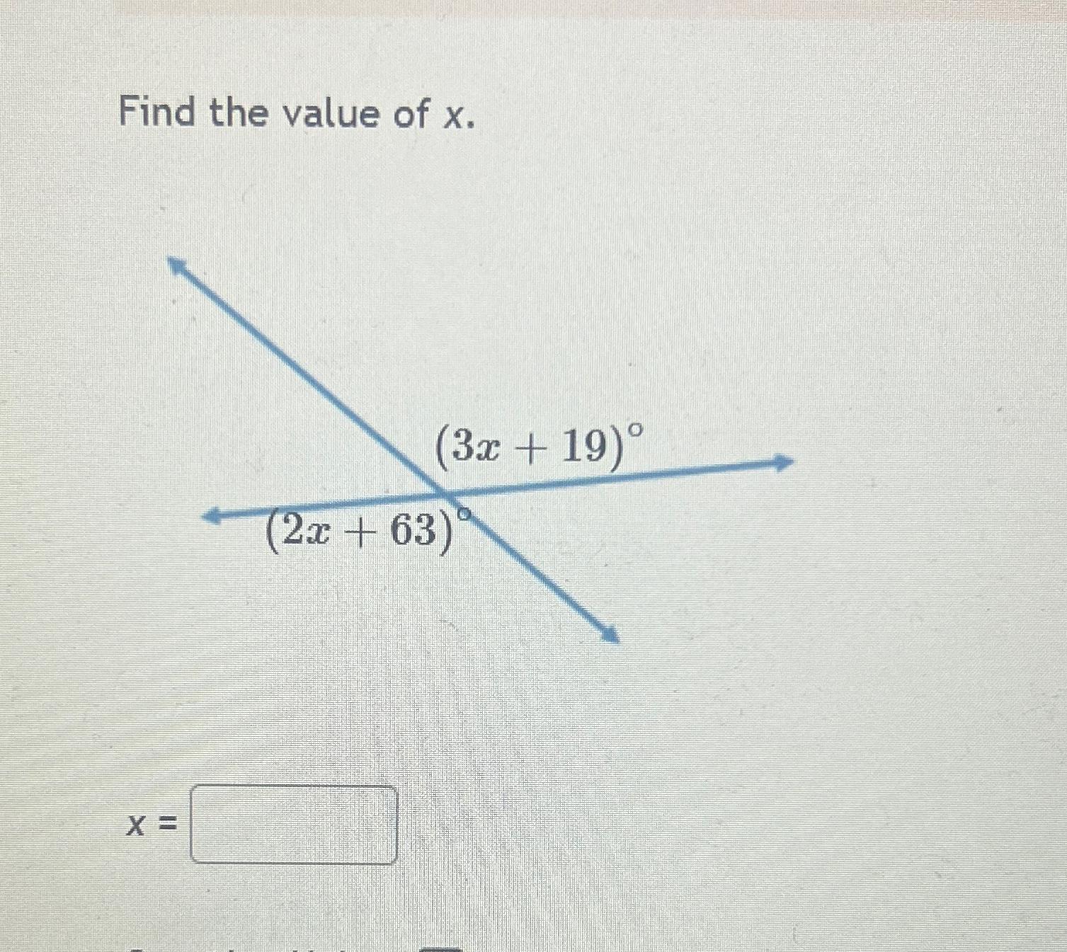 solved-find-the-value-of-x-x-chegg