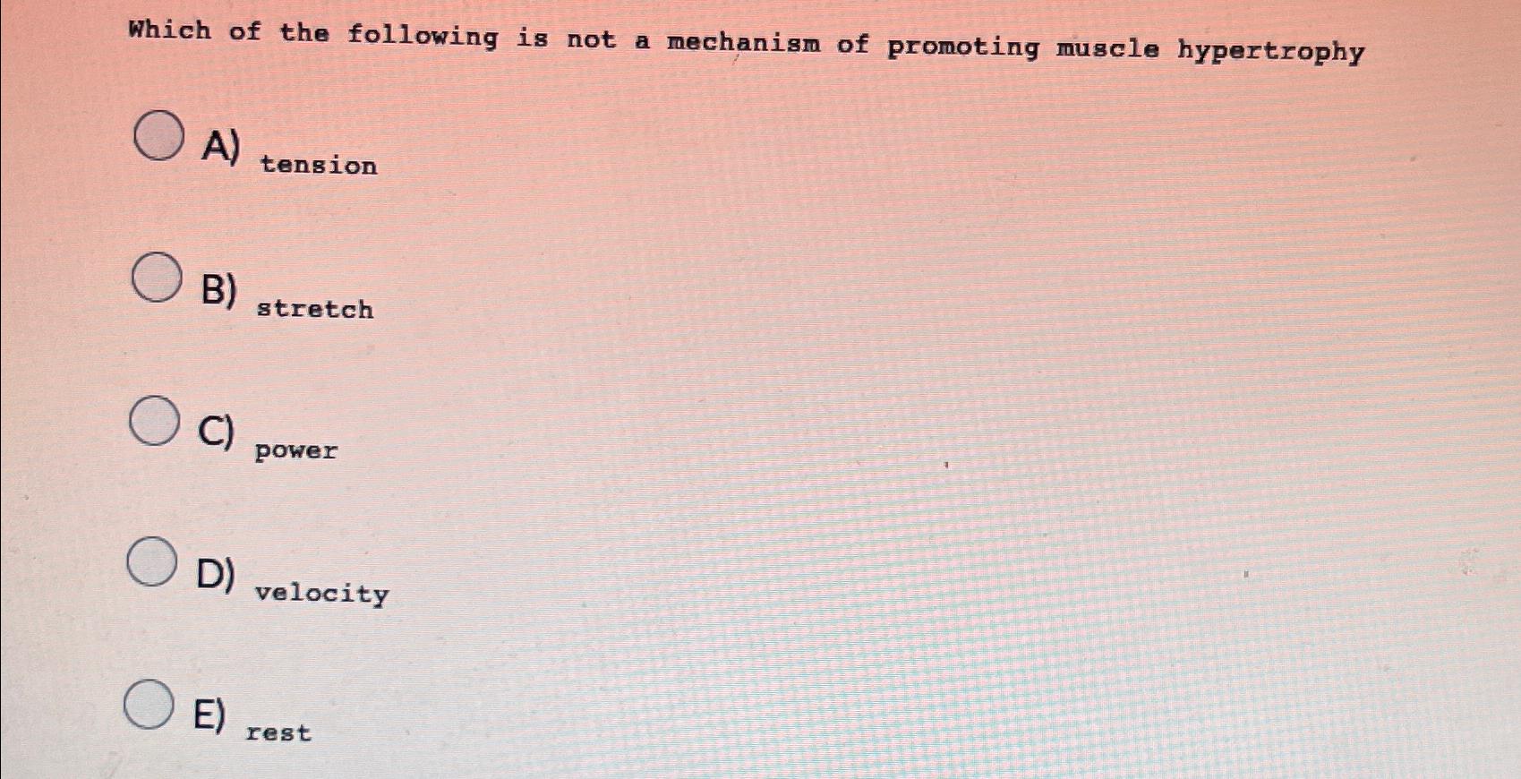 Solved Which of the following is not a mechanism of | Chegg.com