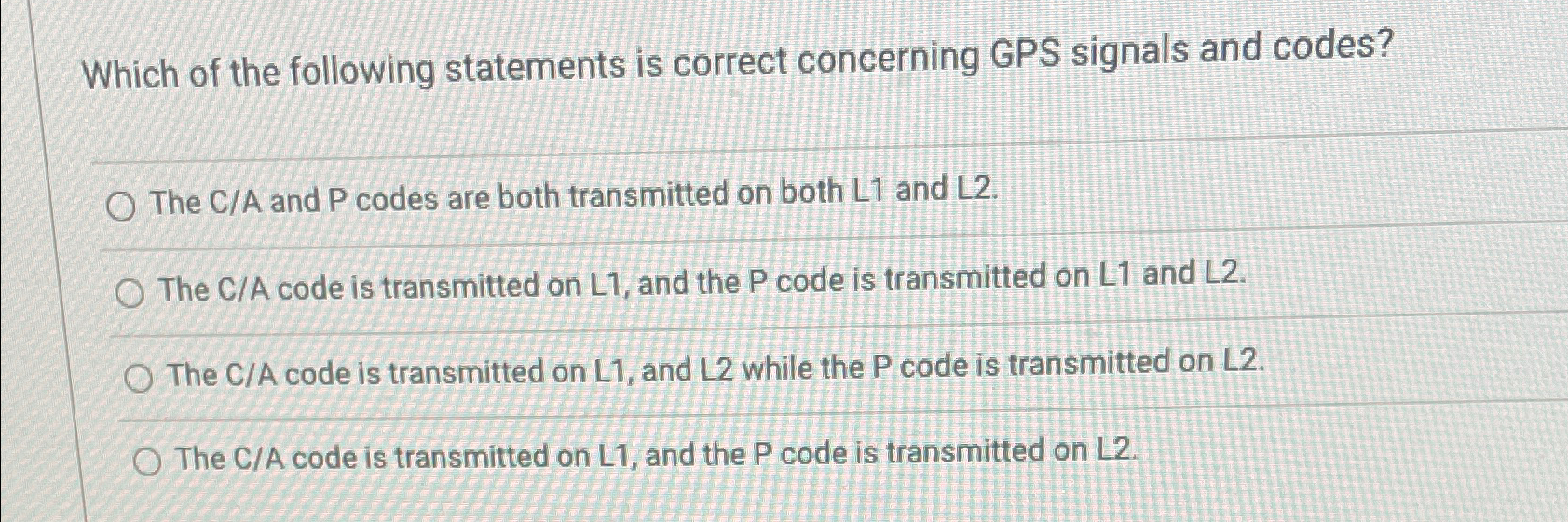 Solved Which of the following statements is correct | Chegg.com