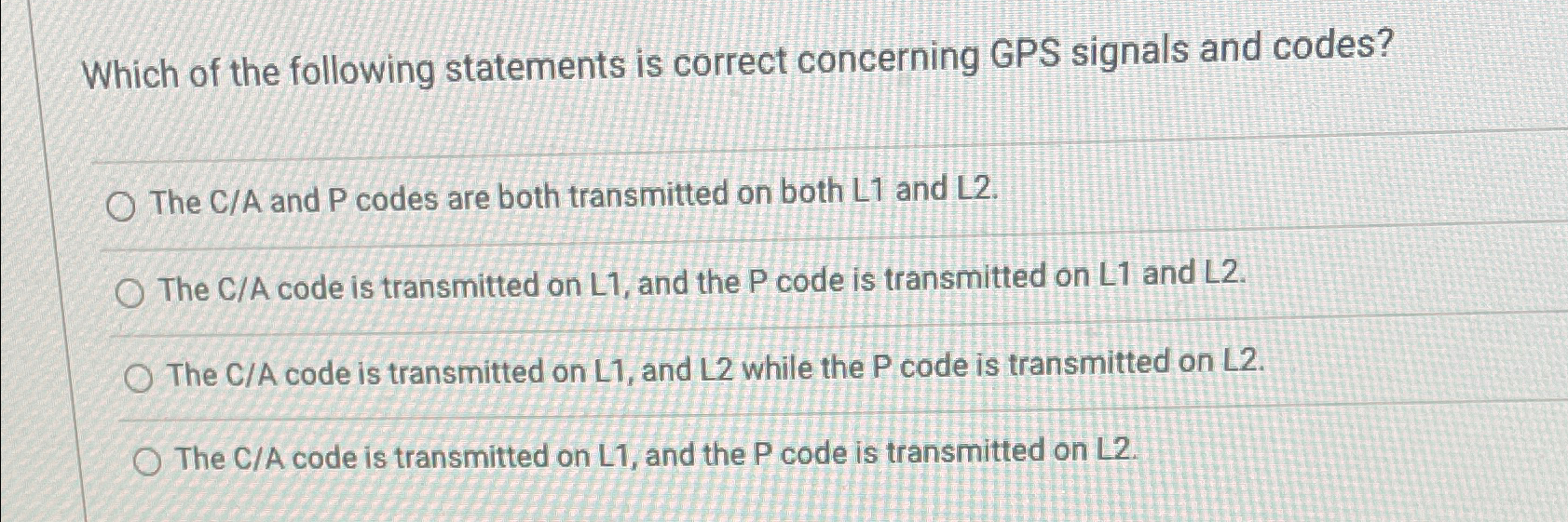 Solved Which of the following statements is correct Chegg