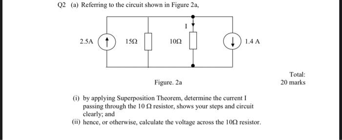 Solved (a) Referring to the circuit shown in Figure 2a, | Chegg.com