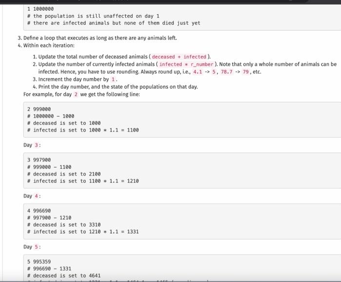 Solved Infection Report We would like to analyze the effects | Chegg.com