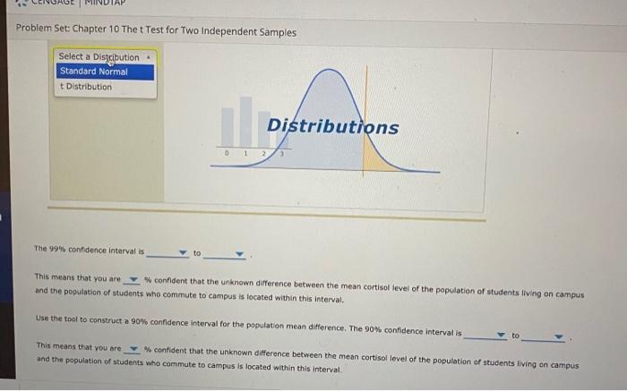 Solved 10. Confidence intervals for estimating the | Chegg.com