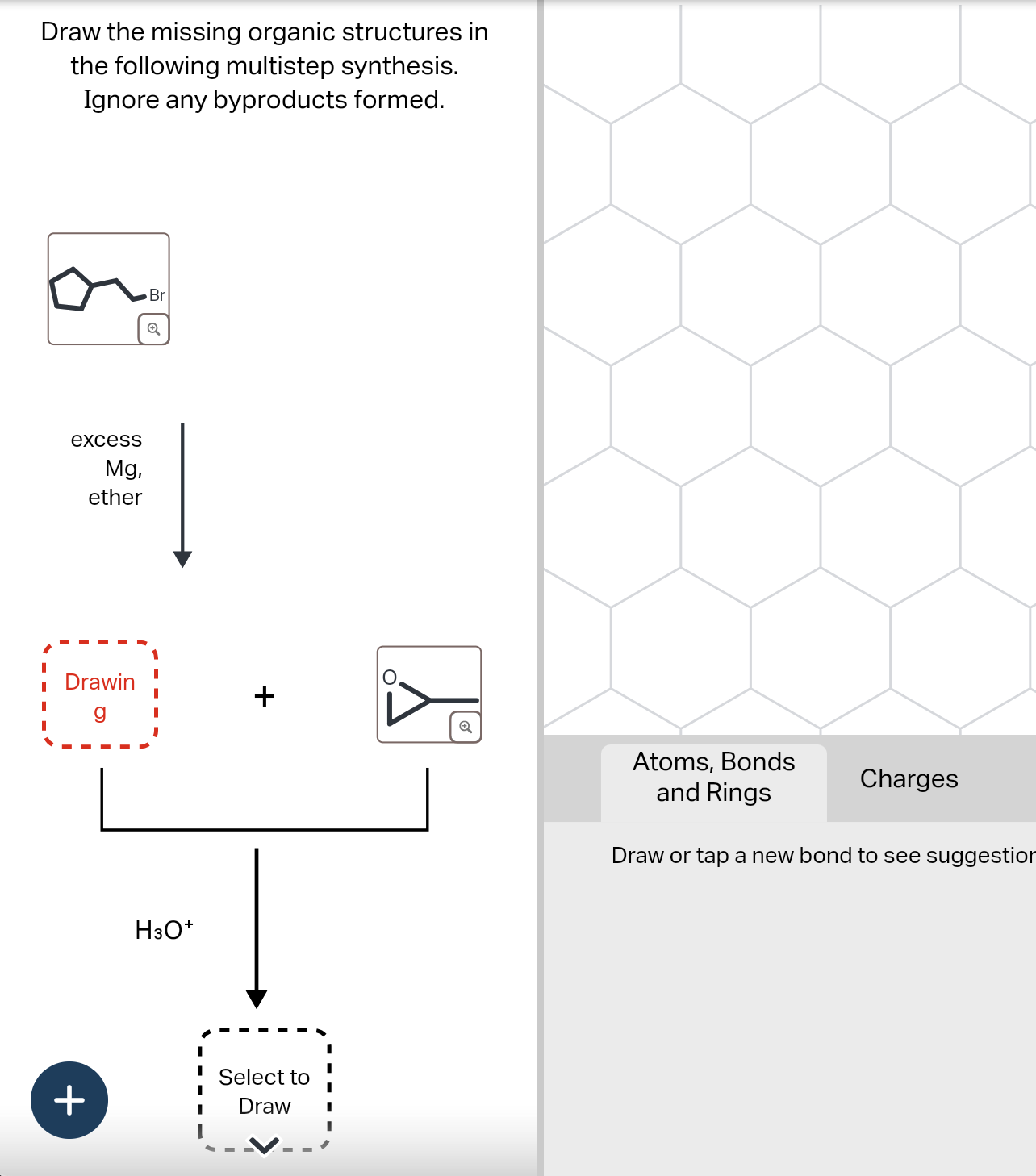 Solved Draw the missing organic structures in the following | Chegg.com