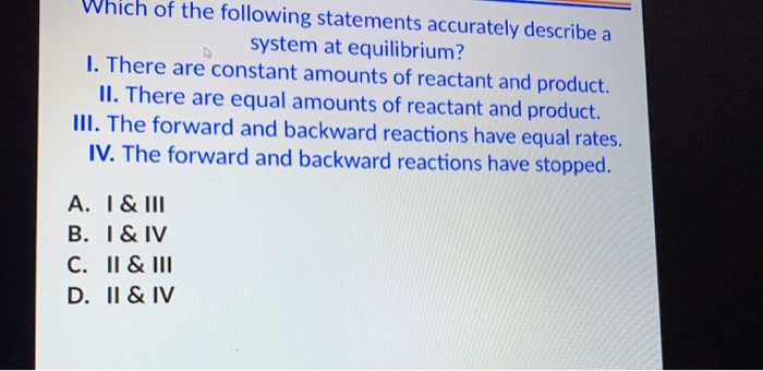 Solved Which of the following statements accurately describe | Chegg.com