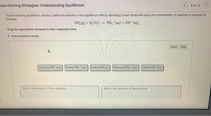 Solved Blem-Solving Strategles: Understanding Equilibrium ( | Chegg.com