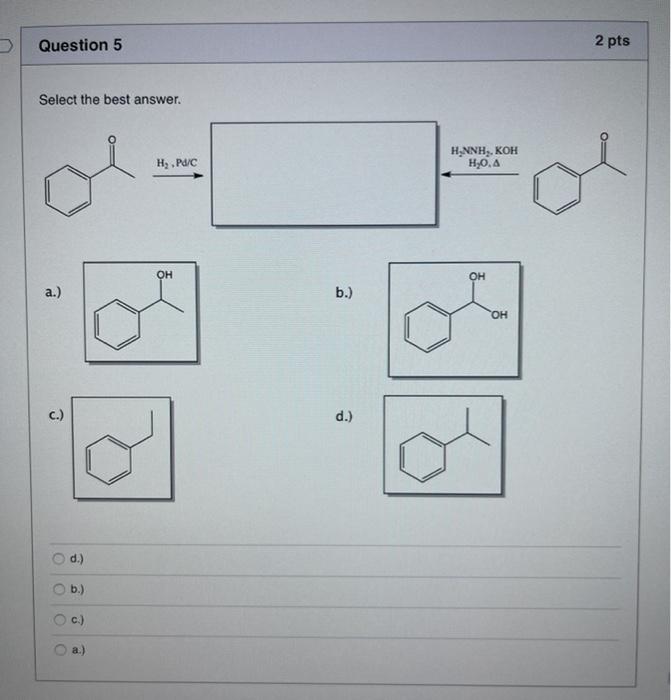 Solved Question 5 2 pts Select the best answer. на „Рис | Chegg.com