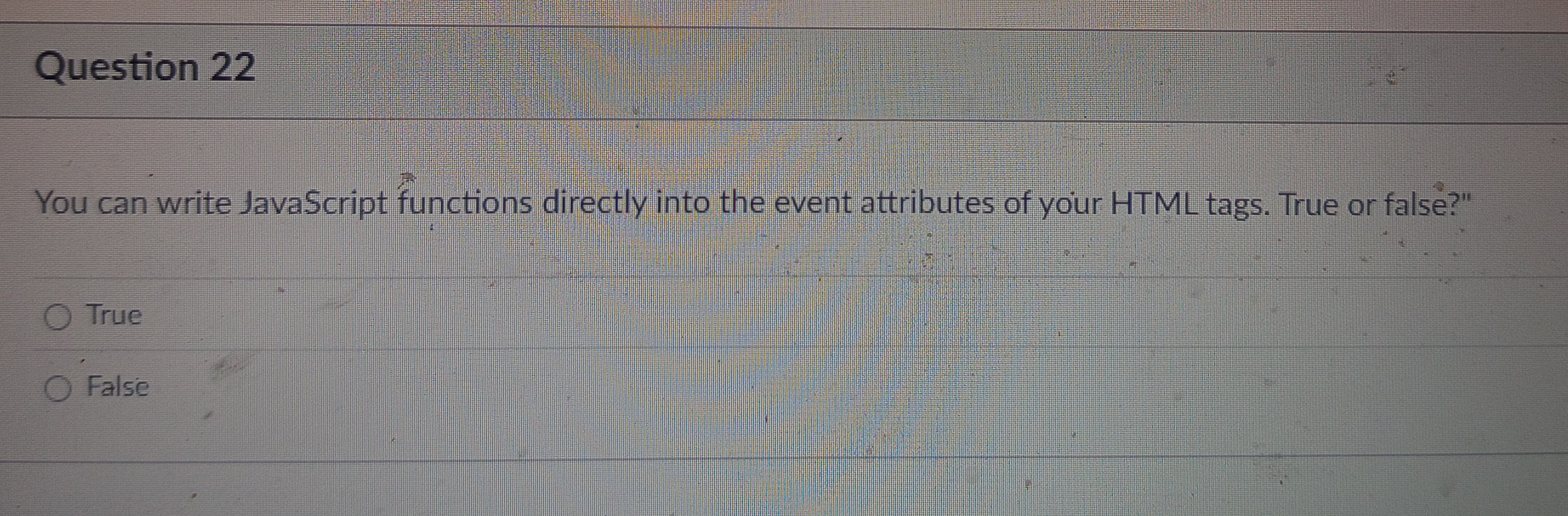 Solved Question 22You can write JavaScript functions | Chegg.com