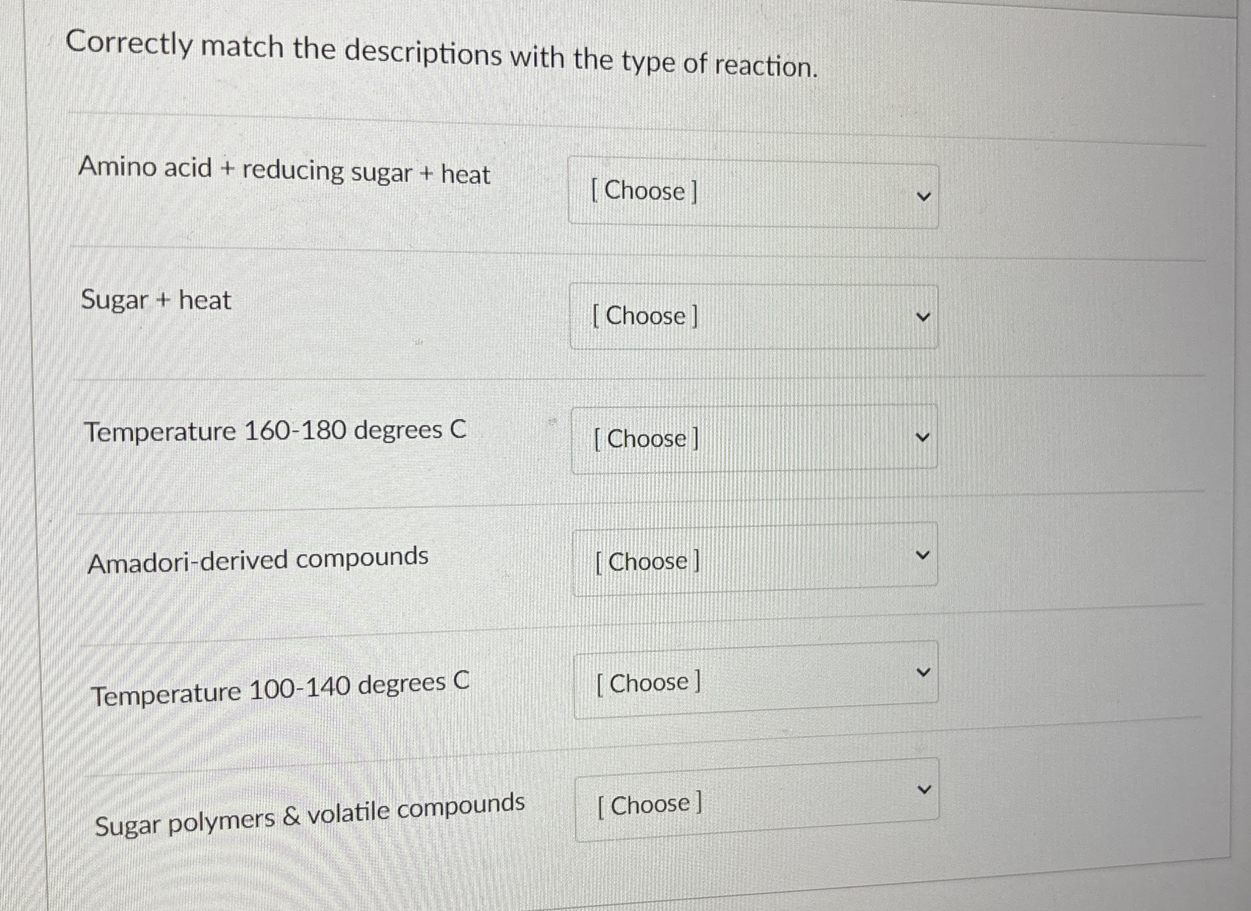 Solved Correctly match the descriptions with the type of | Chegg.com