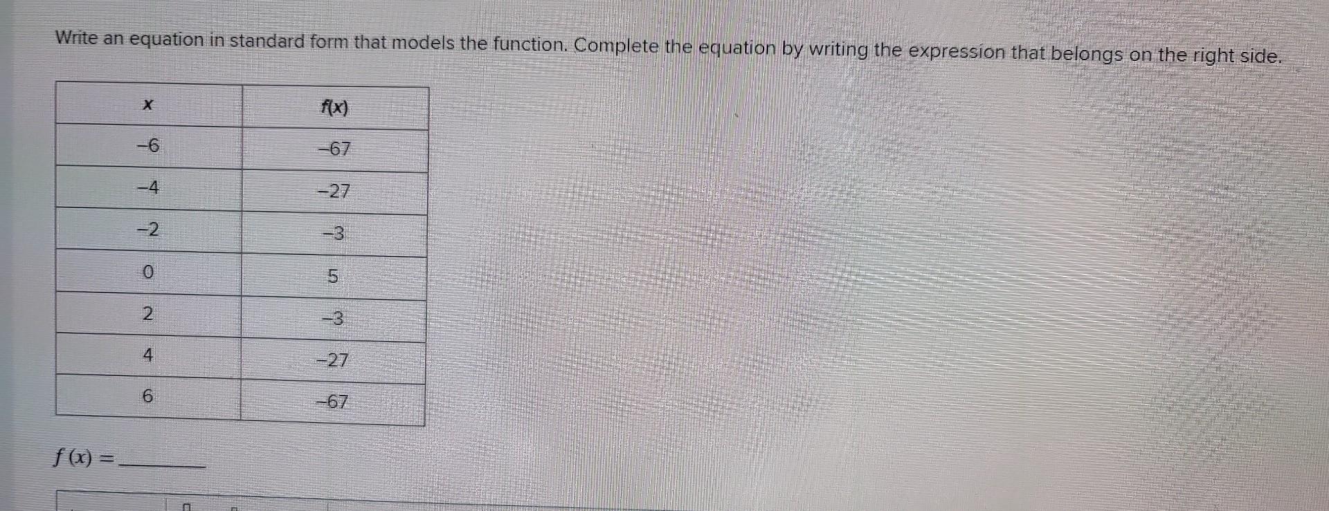 solved-write-an-equation-in-standard-form-that-models-the-chegg