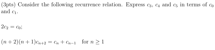 Solved Please explain with steps(3pts) ﻿Consider the | Chegg.com
