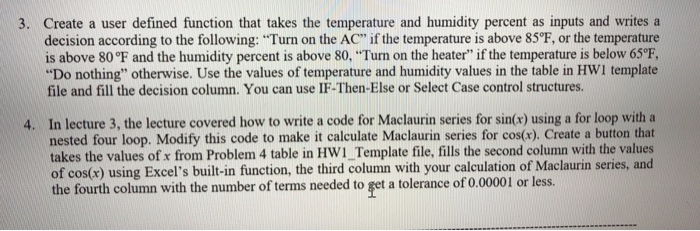 Solved 3. Create a user defined function that takes the | Chegg.com
