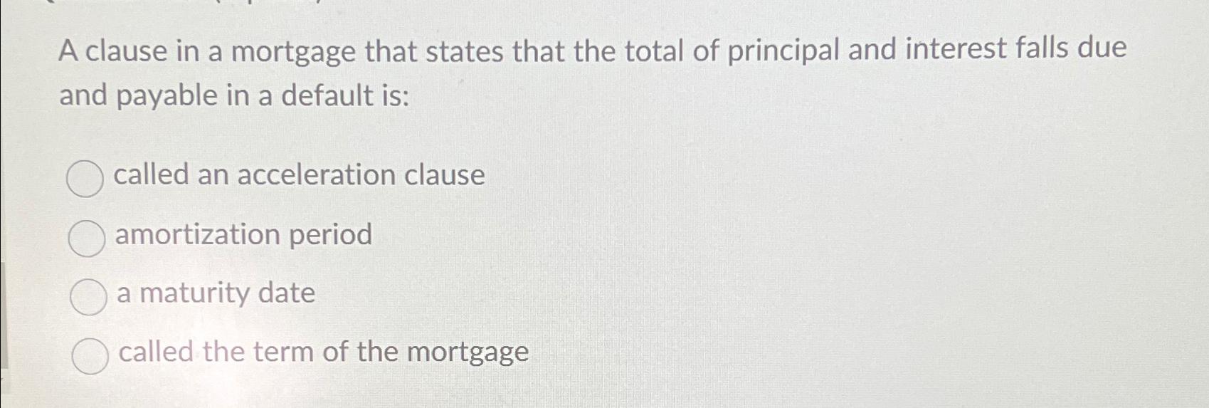 a-clause-in-a-mortgage-that-states-that-the-total-of-chegg