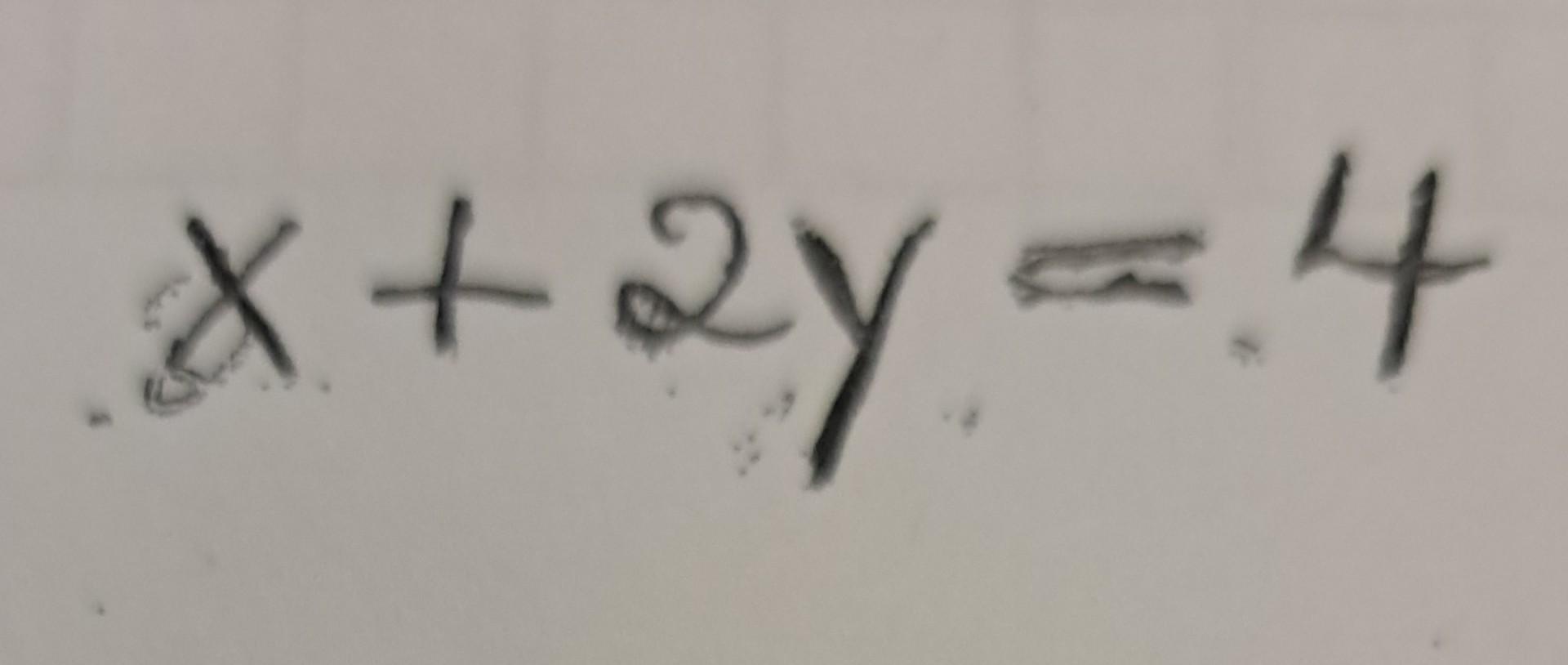 Solved X 2y 4 Chegg